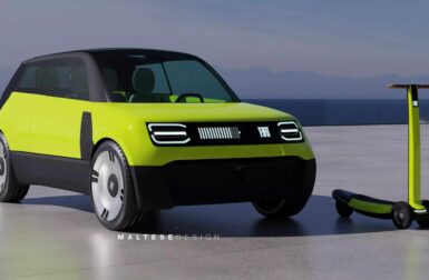 Cette Panda électrique imaginée par un designer sera-t-elle plus belle que celle conçue par Fiat ?