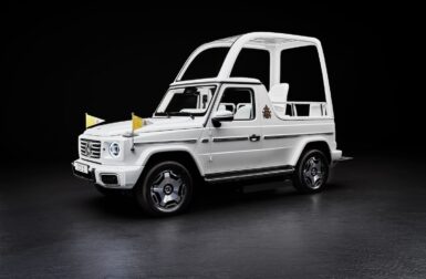 Voici la première Papamobile électrique !